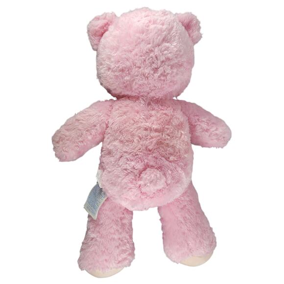 Build-A-Bear Workshop Lot of 2 Teddy Bears Pink & Beige Plush 16" Stuffed Toys - Picture 4 of 16